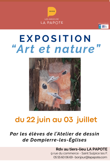 Expo Art&nature 22.06 au 3.07 - panneaux lumineux