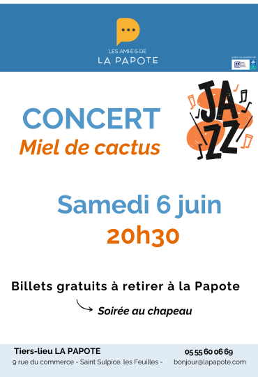 concert jazz 6.6- panneau lumineux